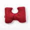 Buckwheat Bedding; Buckwheat Bedding Travel Pillow, Buckwheat Hull Filled Travel Pillow with Fleece Cover, 9 x 11 Inches, Burgundy; Category:Pillows; Image:2